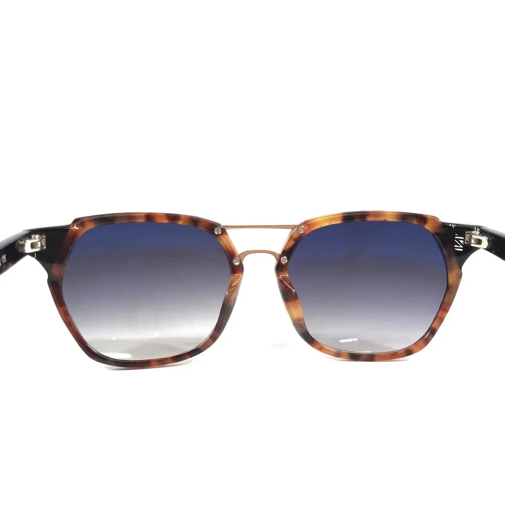 BOZ Sunglasses DESTINY 6000 Black with Orange Tiger Eyes w/ Gray Gradient Lenses